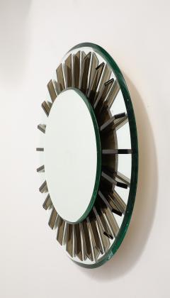  Fontana Arte FontanaArte Fontana Arte Circular Glass Wall Mirror circa 1955 - 4430501