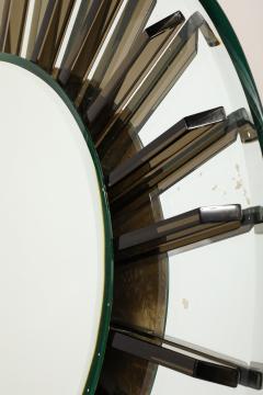  Fontana Arte FontanaArte Fontana Arte Circular Glass Wall Mirror circa 1955 - 4430505