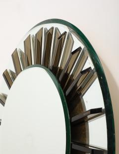  Fontana Arte FontanaArte Fontana Arte Circular Glass Wall Mirror circa 1955 - 4430508