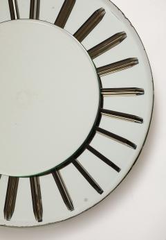  Fontana Arte FontanaArte Fontana Arte Circular Glass Wall Mirror circa 1955 - 4430509