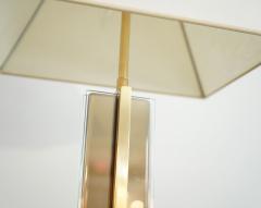  Fontana Arte FontanaArte Fontana Arte Glass Brass Table Lamp Italy C 1960s - 4534881