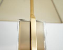  Fontana Arte FontanaArte Fontana Arte Glass Brass Table Lamp Italy C 1960s - 4534882