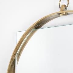  Fontana Arte FontanaArte Fontana Arte Little Hanging Mirror with Brass Frame 50s - 3204926