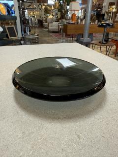  Fontana Arte FontanaArte Fontana Arte Smoked Glass Centerpiece Italy 1970s - 4466776