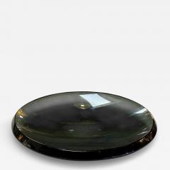  Fontana Arte FontanaArte Fontana Arte Smoked Glass Centerpiece Italy 1970s - 4466976