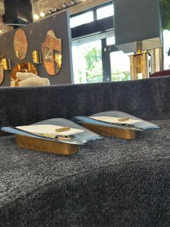  Fontana Arte FontanaArte Fontana Arte Wall Sconces by Max Ingrand Italy 1960s - 4266365