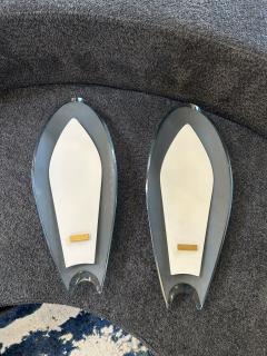  Fontana Arte FontanaArte Fontana Arte Wall Sconces by Max Ingrand Italy 1960s - 4266367
