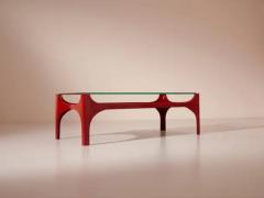  Fontana Arte FontanaArte Fontana Arte fiberglass and glass coffee table model 2542 Italy 1960s - 3548334