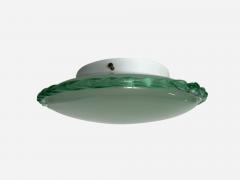  Fontana Arte FontanaArte Fontana Arte style flush mount ceiling light Italy 1960s - 3840670