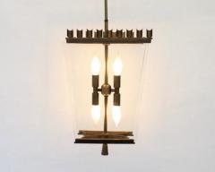  Fontana Arte FontanaArte ITALIAN PENDANT CHANDELIER ATTRIBUTED TO FONTANA ARTE CIRCA 1940 - 3293798