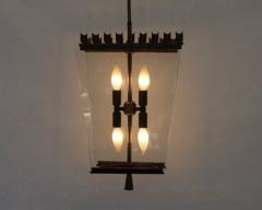  Fontana Arte FontanaArte ITALIAN PENDANT CHANDELIER ATTRIBUTED TO FONTANA ARTE CIRCA 1940 - 3293799