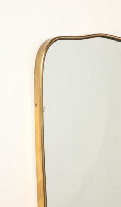  Fontana Arte FontanaArte Italian 1940s Brass Framed Wall Mirror Att Fontana Arte - 4783196