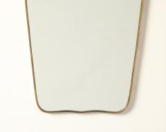  Fontana Arte FontanaArte Italian 1940s Brass Framed Wall Mirror Att Fontana Arte - 4783241