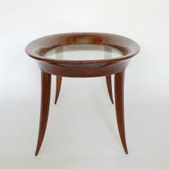  Fontana Arte FontanaArte Italian 1940s sculpted oval coffee table attributed to Fontana Arte - 3036718