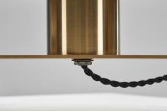  Fontana Arte FontanaArte Italian Curved Glass and Brass Table Lamp by Fontana Arte Attr Italy 1960s - 4080710