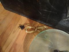  Fontana Arte FontanaArte Italian Fontana Arte Attributed Glass And Bronze Floor Lamp - 4302587