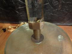  Fontana Arte FontanaArte Italian Fontana Arte Attributed Glass And Bronze Floor Lamp - 4302597