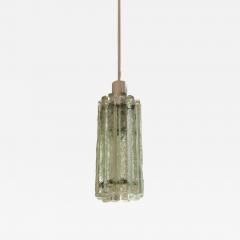  Fontana Arte FontanaArte Italian Glass Pendant Chandelier circa 1970 - 4613394