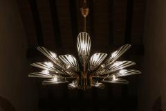  Fontana Arte FontanaArte Italian Mid Century Fifteen Ligths Chandelier Fontana Arte Style 1950 - 3449992