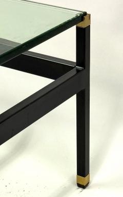  Fontana Arte FontanaArte Italian Mid Century Square Double Tier Cantilevered Coffee Table Fontana Arte - 4189498
