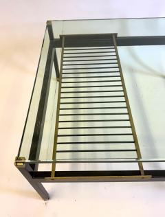  Fontana Arte FontanaArte Italian Mid Century Square Double Tier Cantilevered Coffee Table Fontana Arte - 4189508