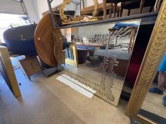  Fontana Arte FontanaArte Italian Modern Fontana Arte Attributed Mirror - 4436666