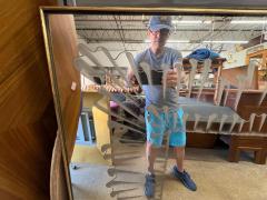  Fontana Arte FontanaArte Italian Modern Fontana Arte Attributed Mirror - 4436697