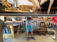  Fontana Arte FontanaArte Italian Modern Fontana Arte Attributed Mirror - 4436699