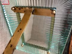  Fontana Arte FontanaArte Italian Modern Fontana Arte Glass And Brass Frame - 4423785