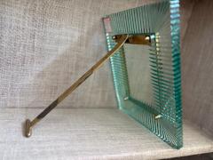  Fontana Arte FontanaArte Italian Modern Fontana Arte Glass And Brass Frame - 4423788