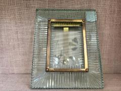  Fontana Arte FontanaArte Italian Modern Fontana Arte Glass And Brass Frame - 4423796