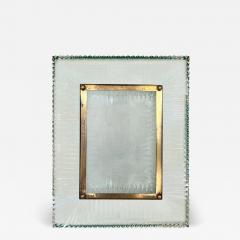  Fontana Arte FontanaArte Italian Modern Fontana Arte Glass And Brass Frame - 4426697