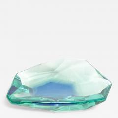  Fontana Arte FontanaArte Max Ingrand Fontana Arte Mid Century Modern Ashtray Cut Crystal 1960s - 3893727