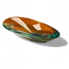  Fontana Arte FontanaArte Max Ingrand Fontana Arte Mid Century Modern Large Ashtray Cut Crystal 1960s - 3892136