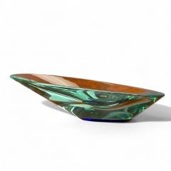  Fontana Arte FontanaArte Max Ingrand Fontana Arte Mid Century Modern Large Ashtray Cut Crystal 1960s - 3892137