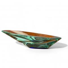  Fontana Arte FontanaArte Max Ingrand Fontana Arte Mid Century Modern Large Ashtray Cut Crystal 1960s - 3892138