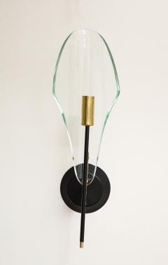  Fontana Arte FontanaArte Max Ingrand for Fontana Arte Glass Wall Sconces circa 1960 - 3156636