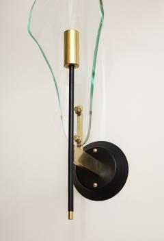  Fontana Arte FontanaArte Max Ingrand for Fontana Arte Glass Wall Sconces circa 1960 - 3156644