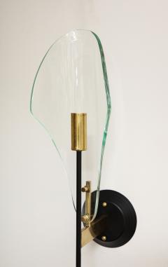  Fontana Arte FontanaArte Max Ingrand for Fontana Arte Glass Wall Sconces circa 1960 - 3156645