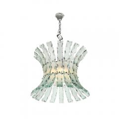  Fontana Arte FontanaArte Mid Century Scalloped Glass Chandeliers by Quattro Zero for Fontana Arte - 3898900