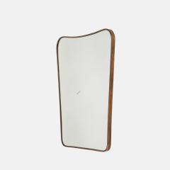  Fontana Arte FontanaArte Midcentury Brass Shaped Brass Mirror by Fontana Arte - 4270642