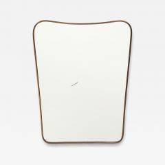  Fontana Arte FontanaArte Midcentury Brass Shaped Brass Mirror by Fontana Arte - 4277219