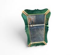  Fontana Arte FontanaArte Mirror green Glass By Fontana Arte - 4583038