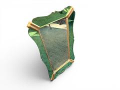  Fontana Arte FontanaArte Mirror green Glass By Fontana Arte - 4583040