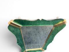  Fontana Arte FontanaArte Mirror green Glass By Fontana Arte - 4583041