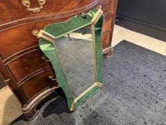  Fontana Arte FontanaArte Mirror green Glass By Fontana Arte - 4583045