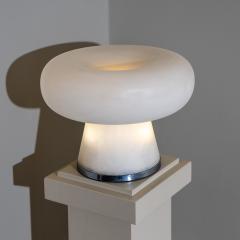  Fontana Arte FontanaArte Opaline Glass Table Lamp attributed to Fontana Arte Italy 1960s - 4704946
