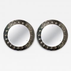  Fontana Arte FontanaArte Pair Of Italian Modern Fontana Arte Inspired Mirrors - 4582141