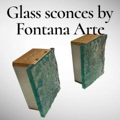  Fontana Arte FontanaArte Pair of 1970s sconces by Max Ingrand for Fontana Arte - 4320454