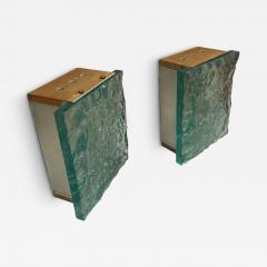  Fontana Arte FontanaArte Pair of 1970s sconces by Max Ingrand for Fontana Arte - 4320510